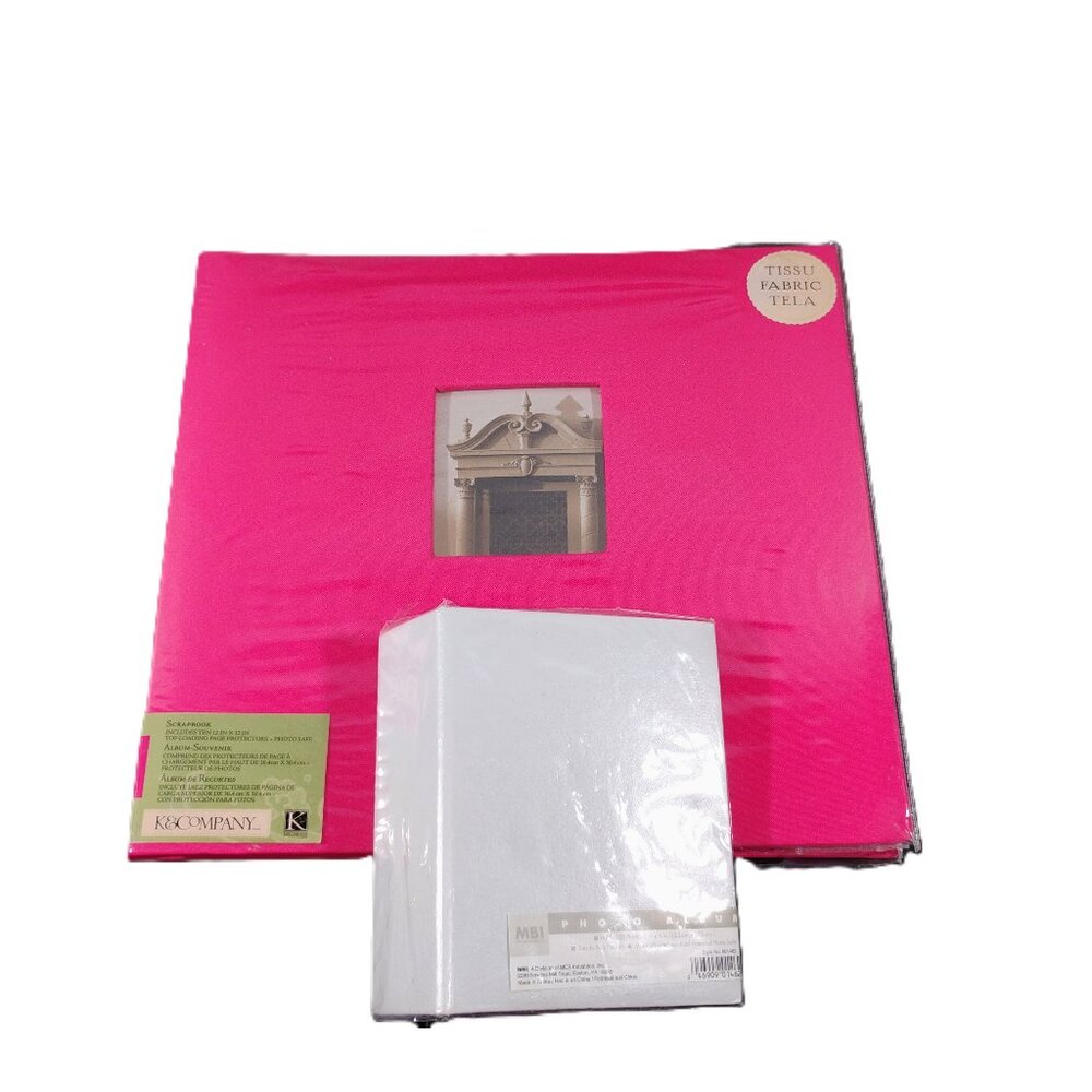 Scrapbook Album + FREE Mini Photo Album – New w/ Tags